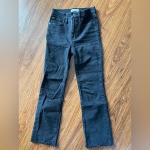 Madewell Cali Demi-Boot Jeans - faded black